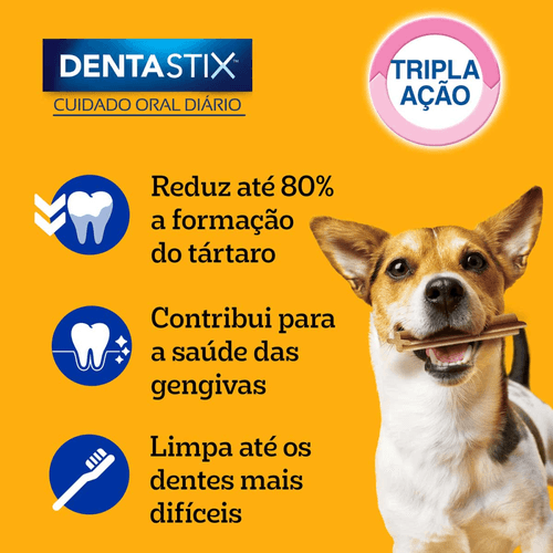 Petisco para Cães Adultos Raças Pequenas Original Pedigree Dentastix Pacote 15,7g