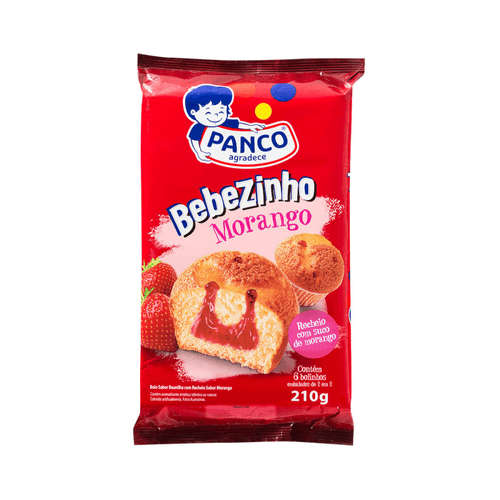 Bolo de Morango Panco Bebezinho 210g