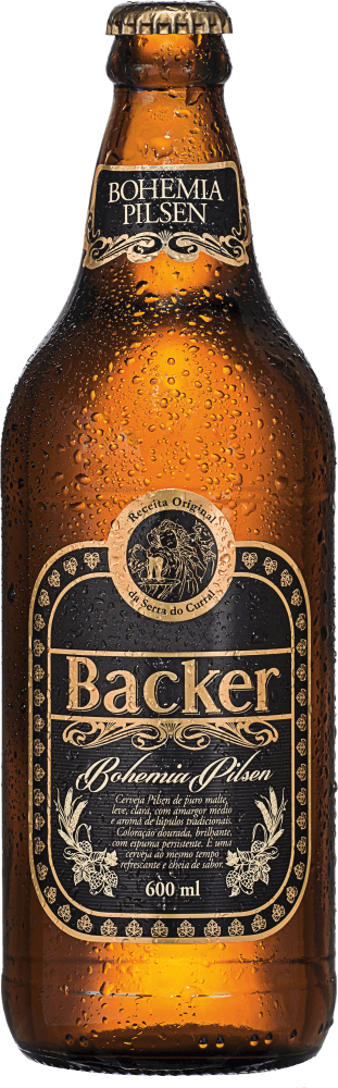 Cerveja Backer Pilsen Export Garrafa 600 ml