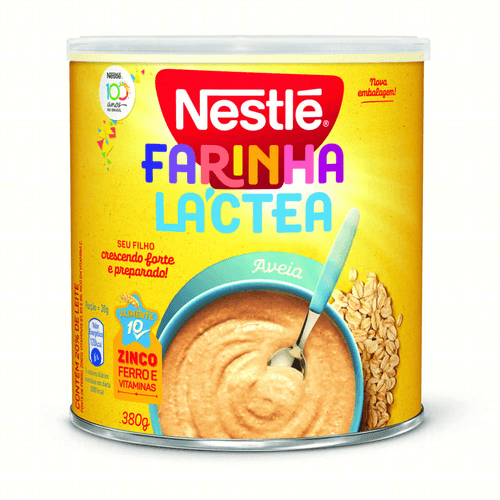 Farinha Láctea Aveia Nestlé Lata 380g