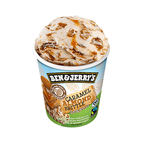 Sorvete Vegano Ben & Jerry's Caramel Almond Brittle 458ml