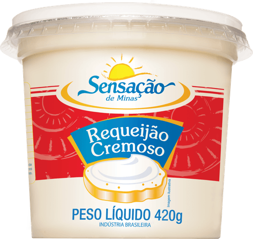 Requeijão Cremoso Sensação de Minas Tradicional 420g