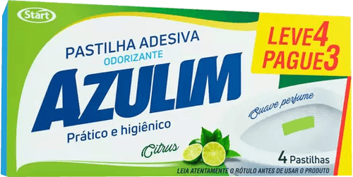 Odorizador Pastilha Ades Azulim Citrus Leve 4 Pague 3