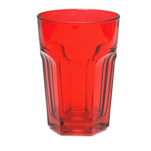 Copo Long Drink Vermelho 400ml Unidade