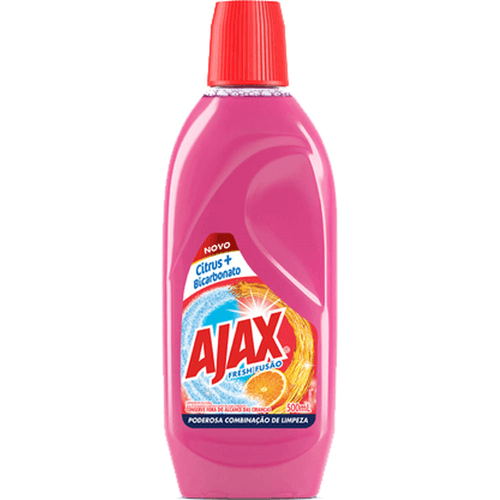 Limpador Uso Geral Citrus e Bicarbonato Ajax Fresh Fusão Frasco 500ml