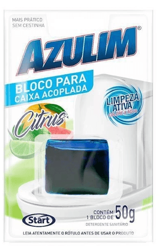 Bloco Sanitário Caixa Acoplada Azulim Citrus 50Gr