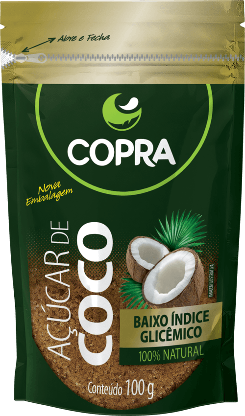 Açúcar de Coco Copra Pacote 100 g