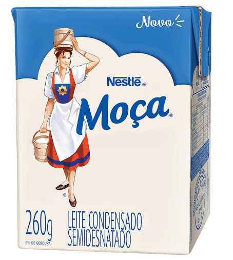 Leite Condensado Semidesnatado Nestlé Moça Caixa 260g