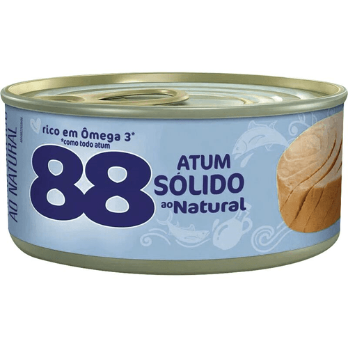 Atum Sólido Ao Natural 88 Lata 144g