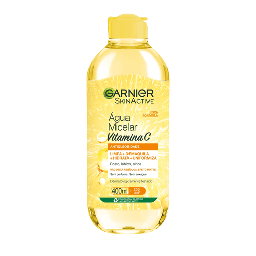 Água Micelar Garnier Antioleosidade Vitamina C, 400ml