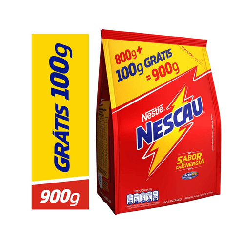 Achocolatado Em Pó Nescau 2.0 Leve 800g Pague 700g - Sachê