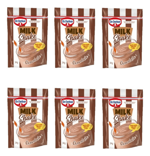 Mistura para Milkshake Oetker Chocolate 34g