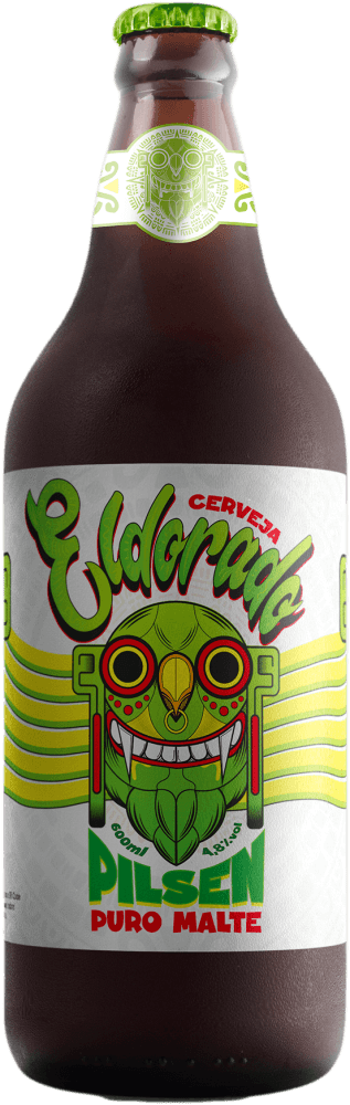 Cerveja Pilsen Puro Malte Eldorado 600ml