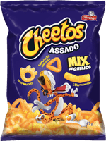 Salgadinho-de-Milho-Mix-de-Queijos-Fogo-Nacho-Explosao-Cheddar-e-Lua-Parmesao-Elma-Chips-Cheetos-Pacote-45g