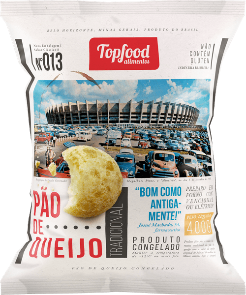 Pão de Queijo Topfood Tradicional Pacote 400 g