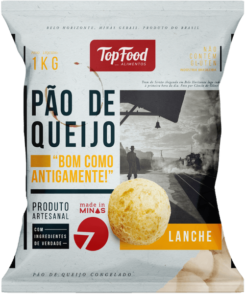 Pão de Queijo Top Food Lanche 1kg