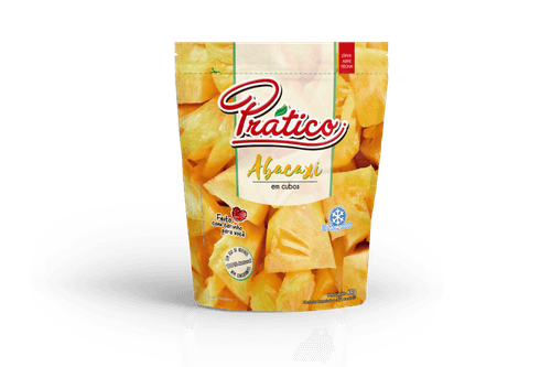 Abacaxi Congelado Cubos Prático Pouch 400g