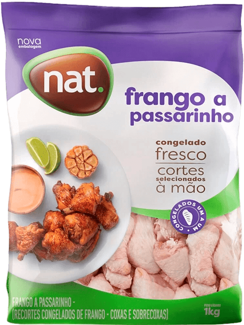 Frango A Passarinho Nat 1kg Pct