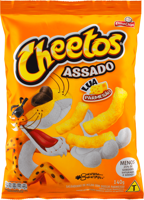 Salgadinho de Milho Lua Parmesão Elma Chips Cheetos Pacote 140g