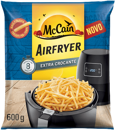 Batata Pré-Frita Congelada Extracrocante McCain Airfryer Pacote 600g