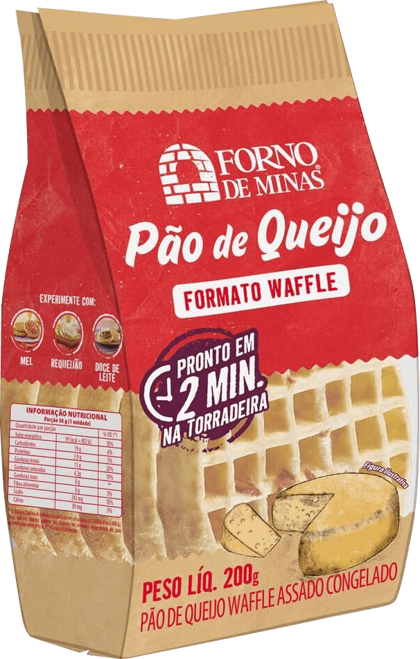 Pao-de-Queijo-Congelado-Assado-Waffle-Forno-de-Minas-Pacote-200g-5-Unidades-de-40g-Cada