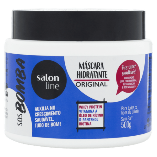 Máscara Hidratante Salon Line S.o.s Bomba Pote 500g