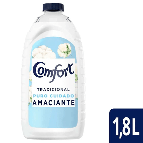 Amaciante de Roupa Tradicional Puro Cuidado Comfort Frasco 1,8l