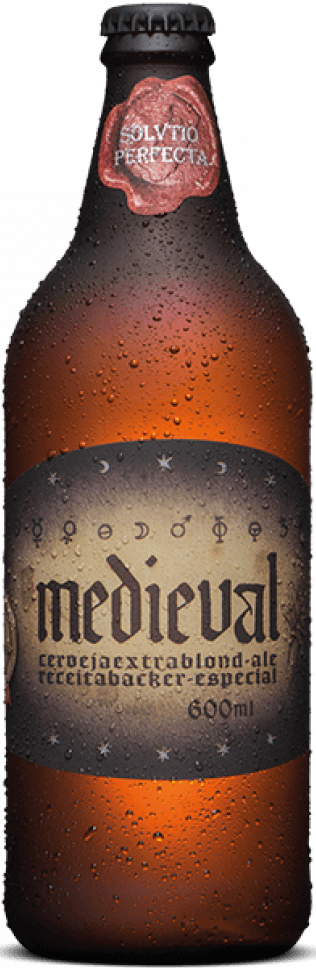 Cerveja Backer Medieval Blond Ale Garrafa 600 ml