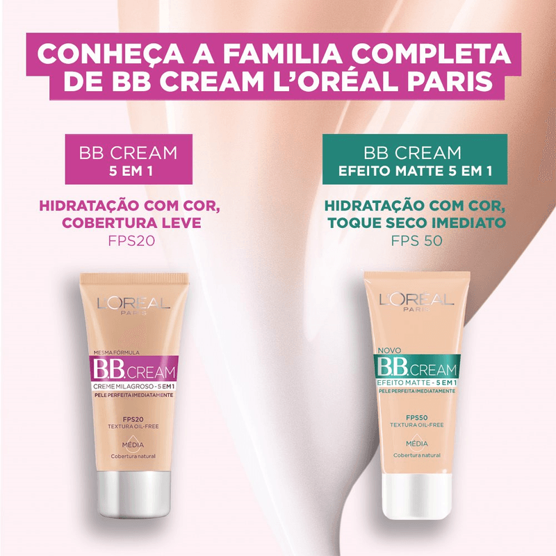 Base-BB-Cream-L-Oreal-Paris-Efeito-Matte-Cor-Morena-FPS-50-30ml