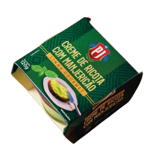 Creme de Ricota PJ Gourmet Manjericão 120g
