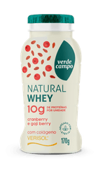 Iogurte-Desnatado-Cranberry-e-Goji-Berry-Zero-Lactose-Verde-Campo-Natural-Whey-Frasco-170g