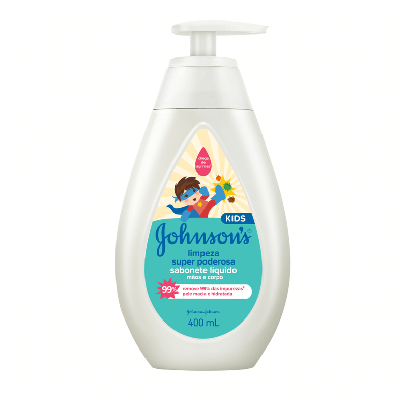 Sabonete-Liquido-Limpeza-Super-Poderosa-Maos-e-Corpo-Johnson-s-Kids-Frasco-400ml