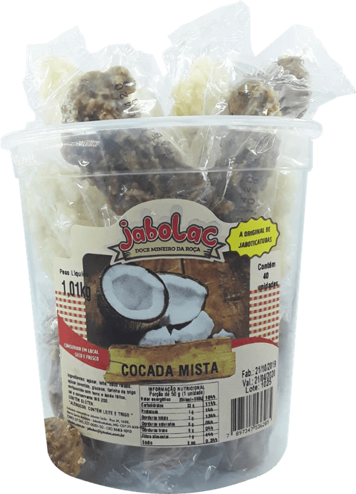 Doce Jabolac 1,01kg-pt C20 Cocada Mista