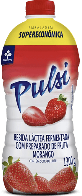 Bebida Láctea Pulsi Morango 1300g