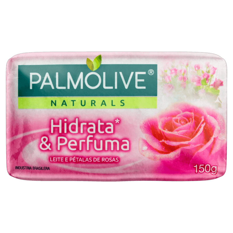 Sabonete-em-Barra-Hidrata---Perfuma-Leite-e-Petalas-de-Rosas-Palmolive-Naturals-Envoltorio-150g