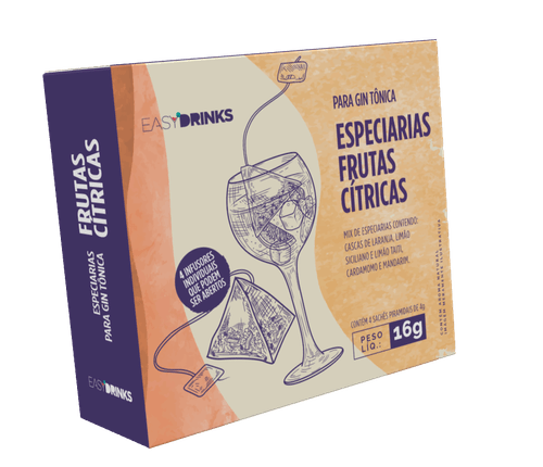 Especiarias para Drinks Sabor Frutas Cítricas Easy Drinks 16g