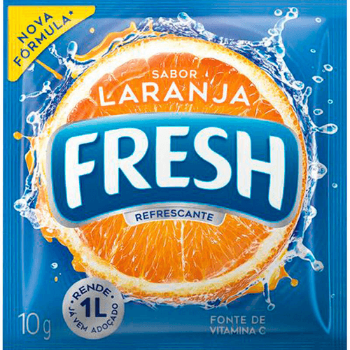 Refresco Em Pó Laranja Fresh Pacote 10g