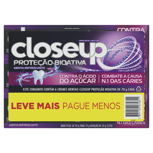 CD CLOSEUP PROTBIO 6X70G