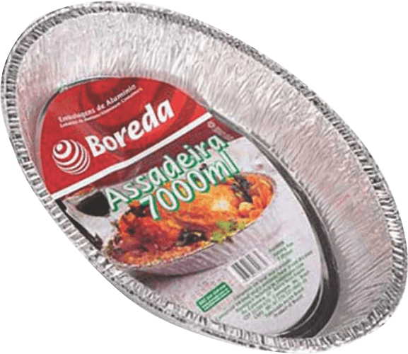 Assadeira-Descartavel-Boreda-Oval