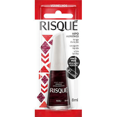 Esmalte Cremoso Risque Rebu 8ml