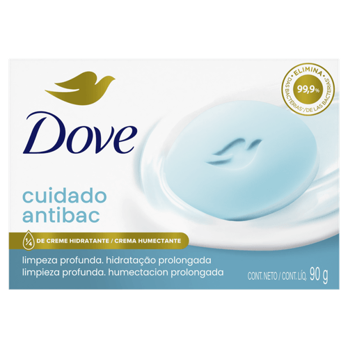 Sabonete em Barra Cuidado Antibac Dove Caixa 90g