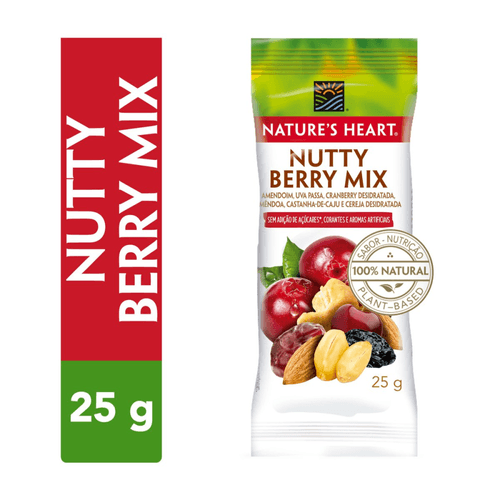 SNACK NUTS NAT-HEART 25G