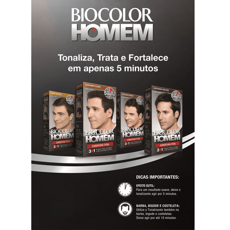 Tintura-Semi-Permanente-Biocolor-Homem-Castanho-Medio-Unit