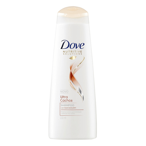 Shampoo Dove Nutritive Solutions Ultra Cachos Frasco 200ml