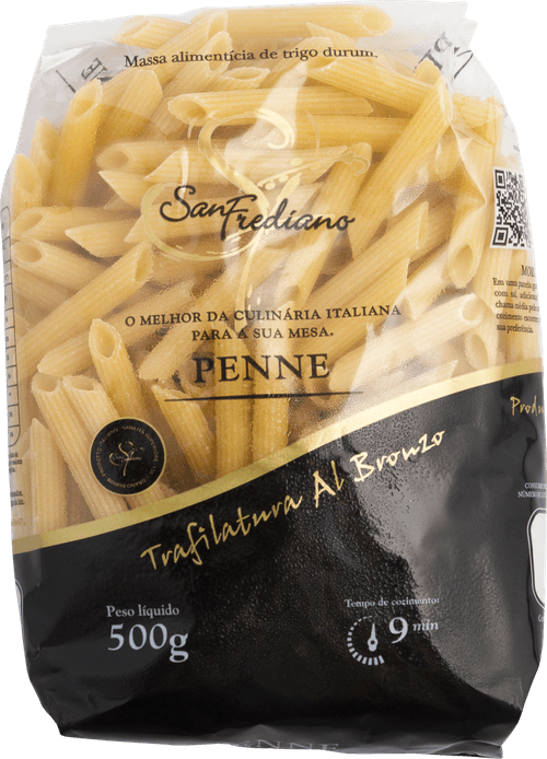 Macarrão de Sêmola de Trigo Grano Duro Penne San Frediano Pacote 500g