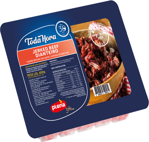 Jerked Beef Bovino Dianteiro Toda Hora Resfriado 400g