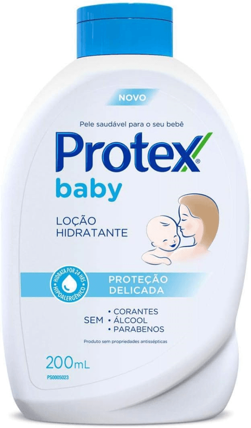 Loção Bebê Hidratante Protex Baby Proteção Delicada Frasco 200ml