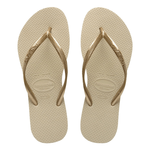 Chinelo Slim Areia Dourada 37/38 - 88g - Havaianas