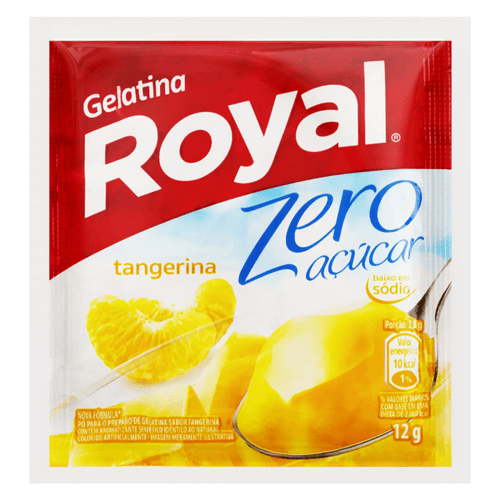 Gelatina em Pó ROYAL Zero Tangerina 12g