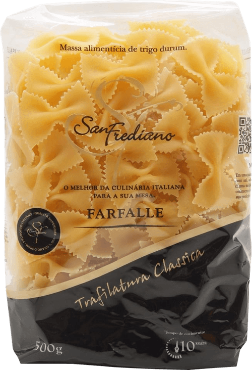 Macarrão de Sêmola de Trigo Grano Duro Farfalle San Frediano Pacote 500g